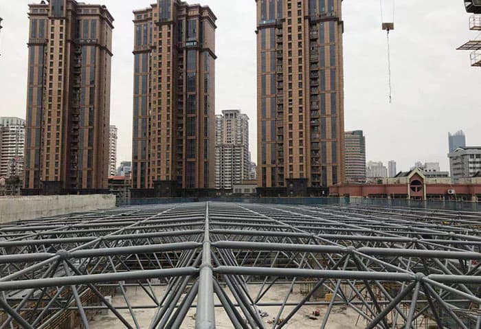 佛山螺栓球网架结构