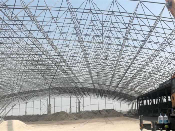 佛山钢厂料仓网架工程